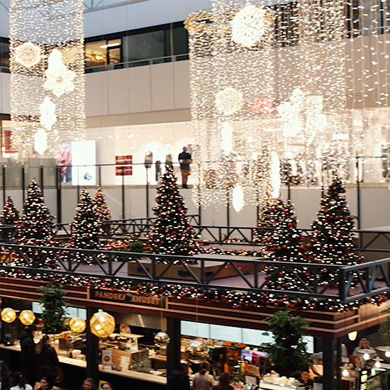 Juleudsmykning på Madtorvet